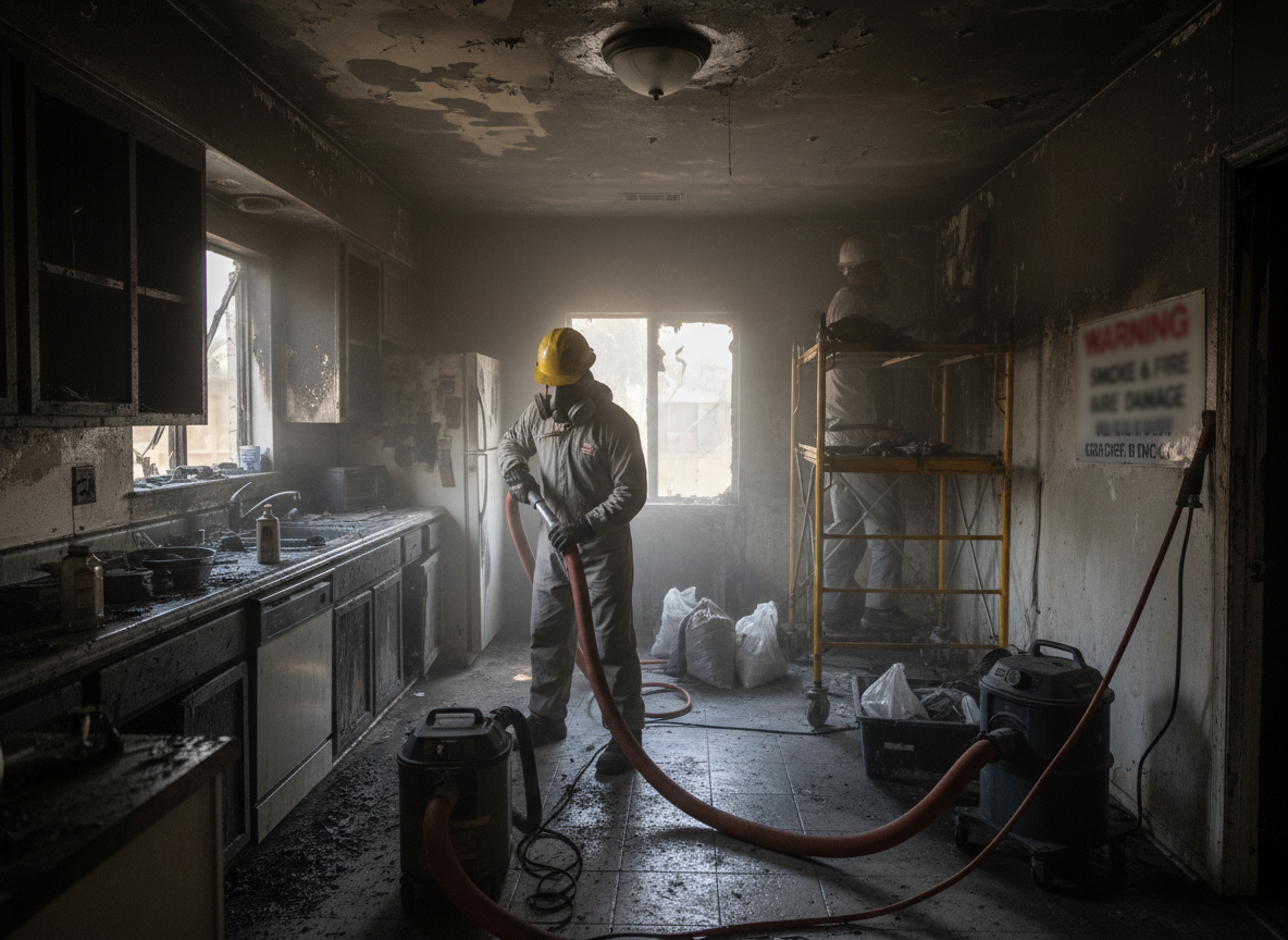 Fire Damage Clean Up in Studio City, CA