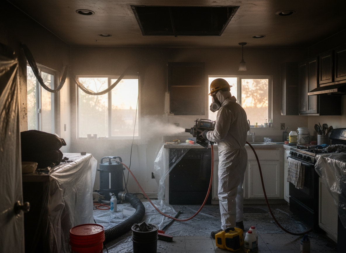 Fire Damage Restoration  in Van Nuys