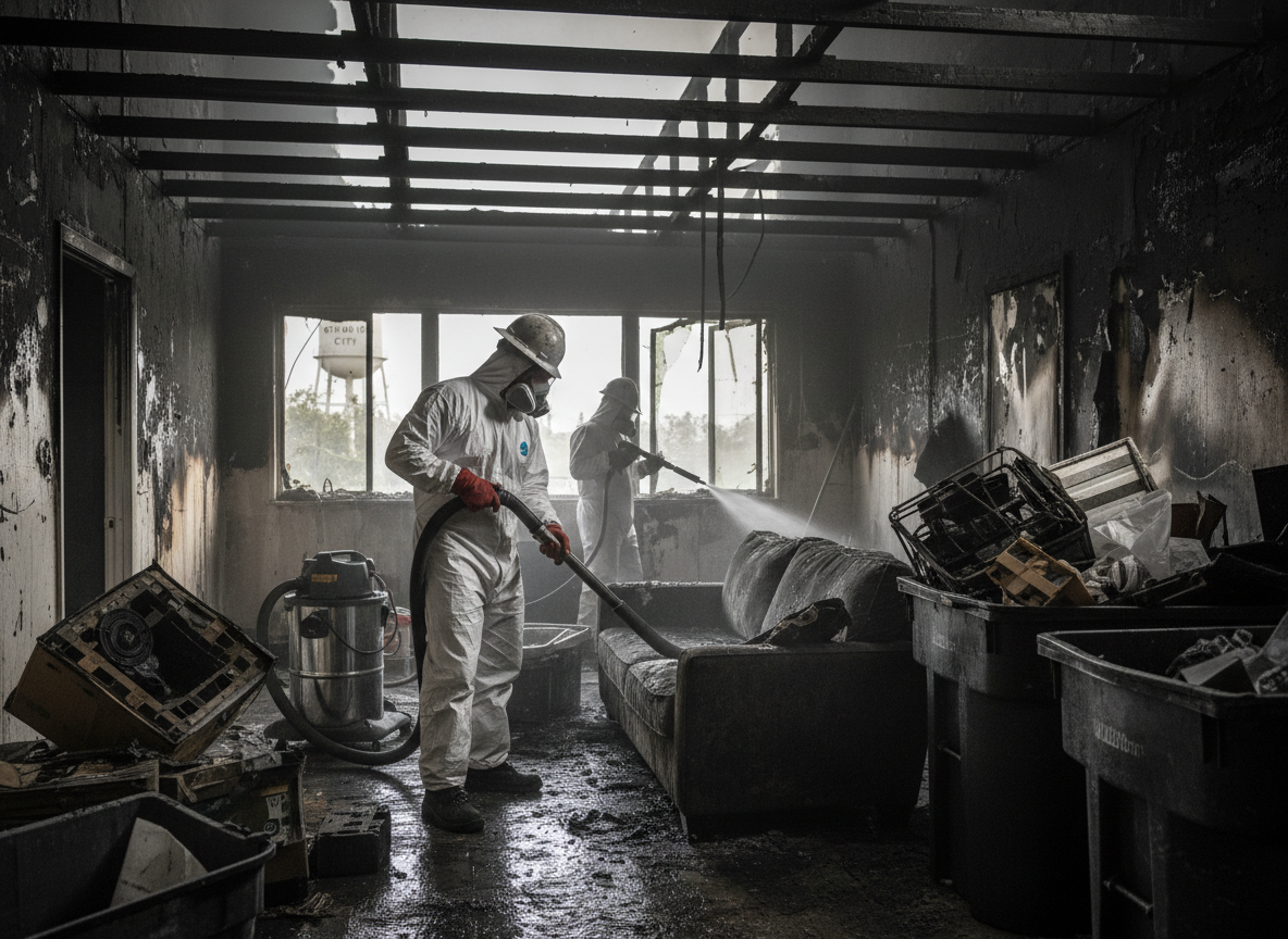 Tenant Fire Damage Cleanup in Studio City, CA